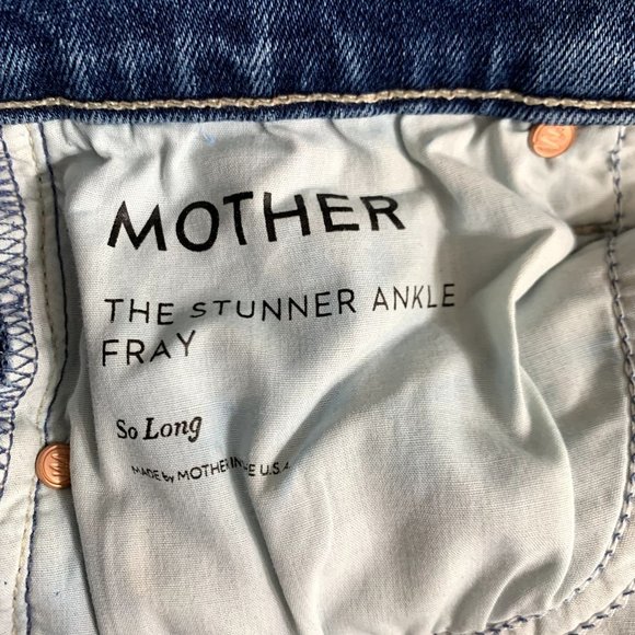 MOTHER The Stunner Ankle Fray in So Long - Picture 10 of 14